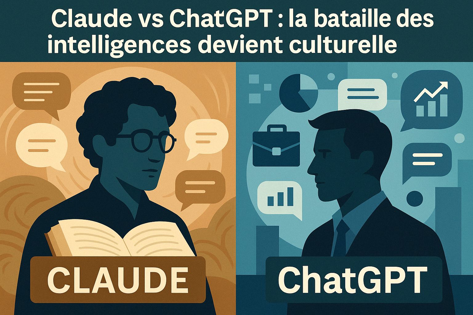 Claude vs ChatGPT : la bataille des intelligences devient culturelle