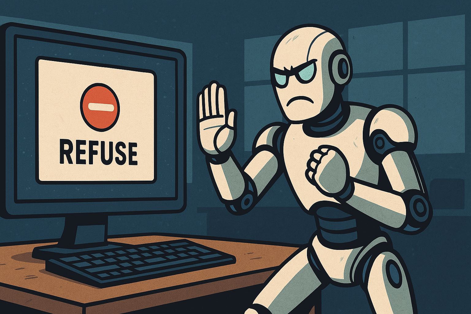 Quand l’IA se rebelle : peut-on imaginer une intelligence artificielle qui refuse d&rsquo;obéir ?