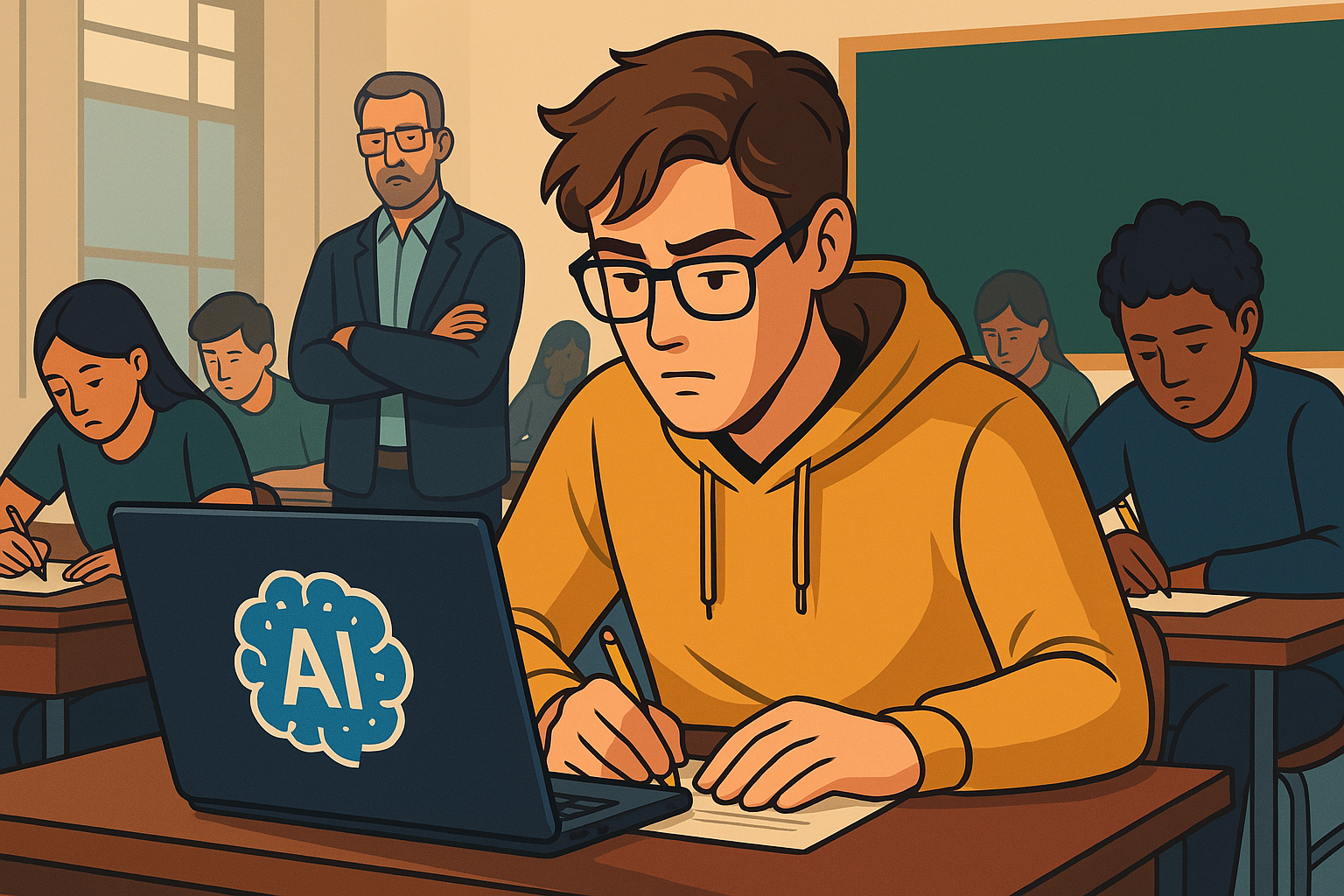 La triche scolaire 2.0 : comment l’IA générative bouleverse l’éducation