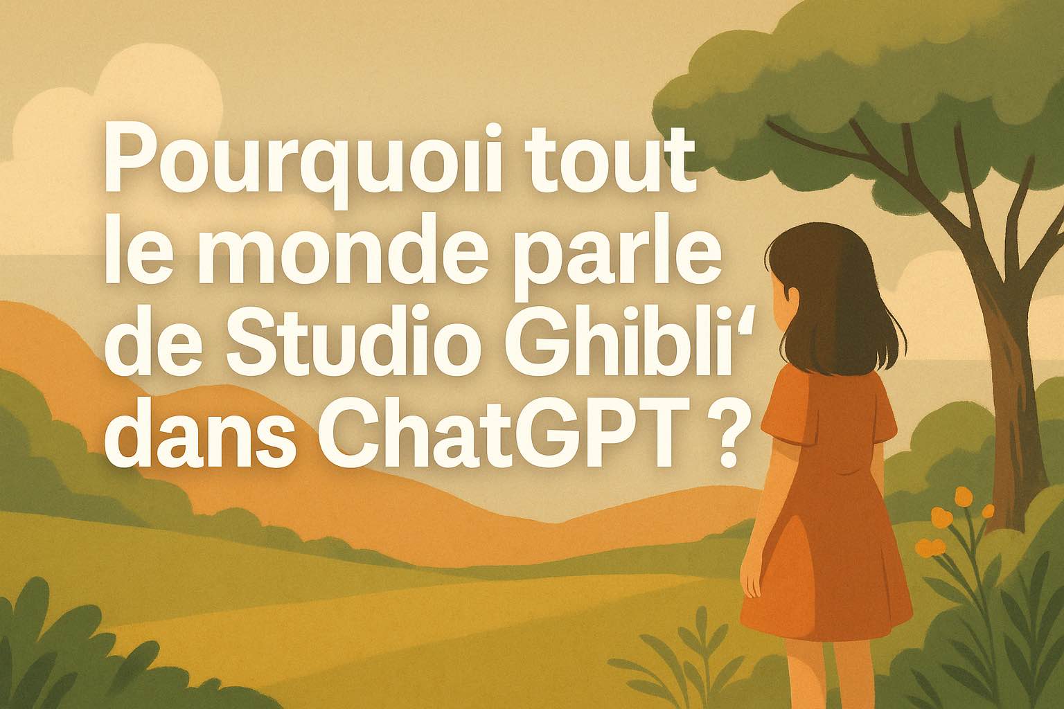 Pourquoi tout le monde parle de “Studio Ghibli” dans ChatGPT ?
