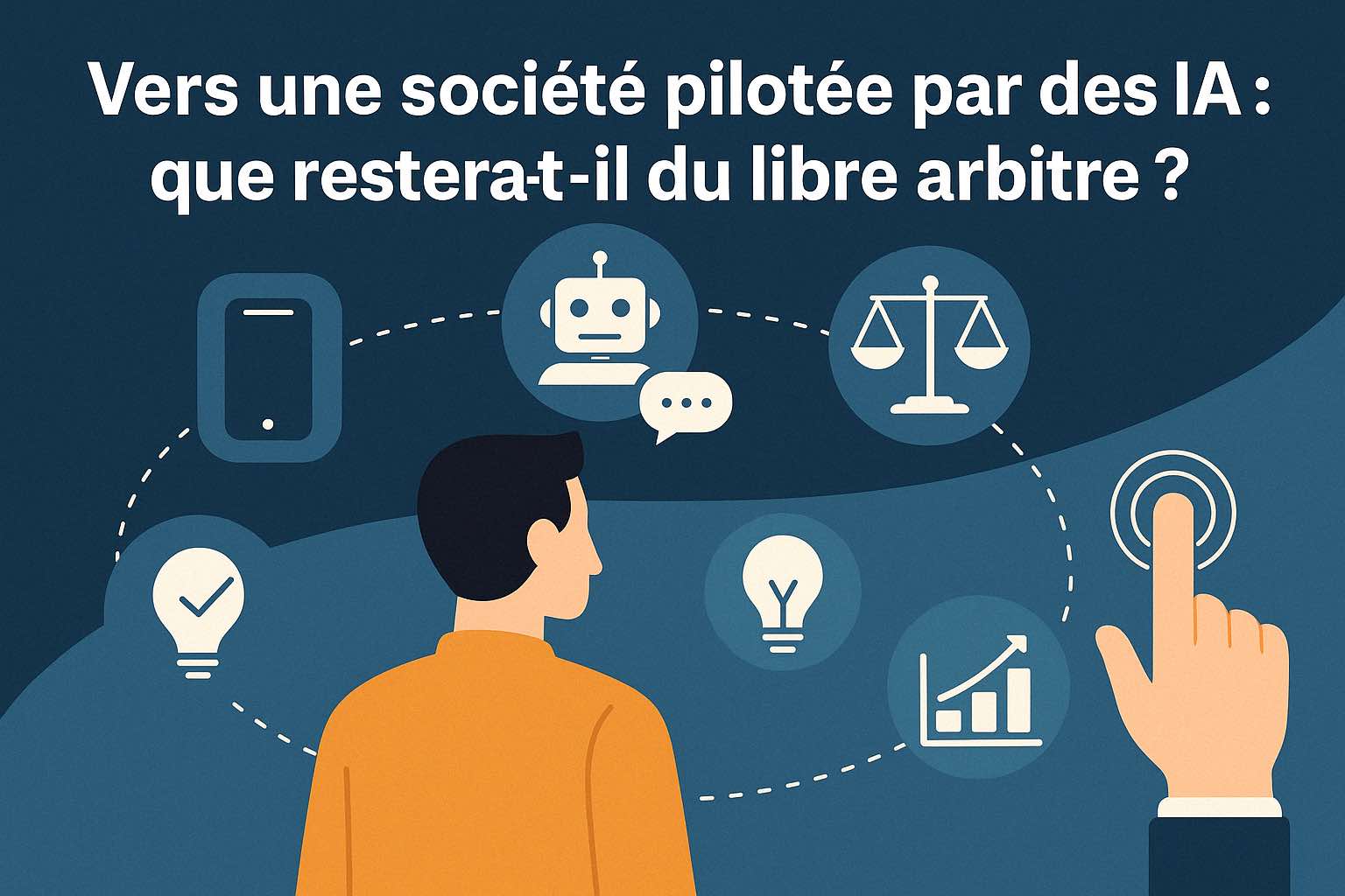 Vers une société pilotée par des IA : que restera-t-il du libre arbitre ?
