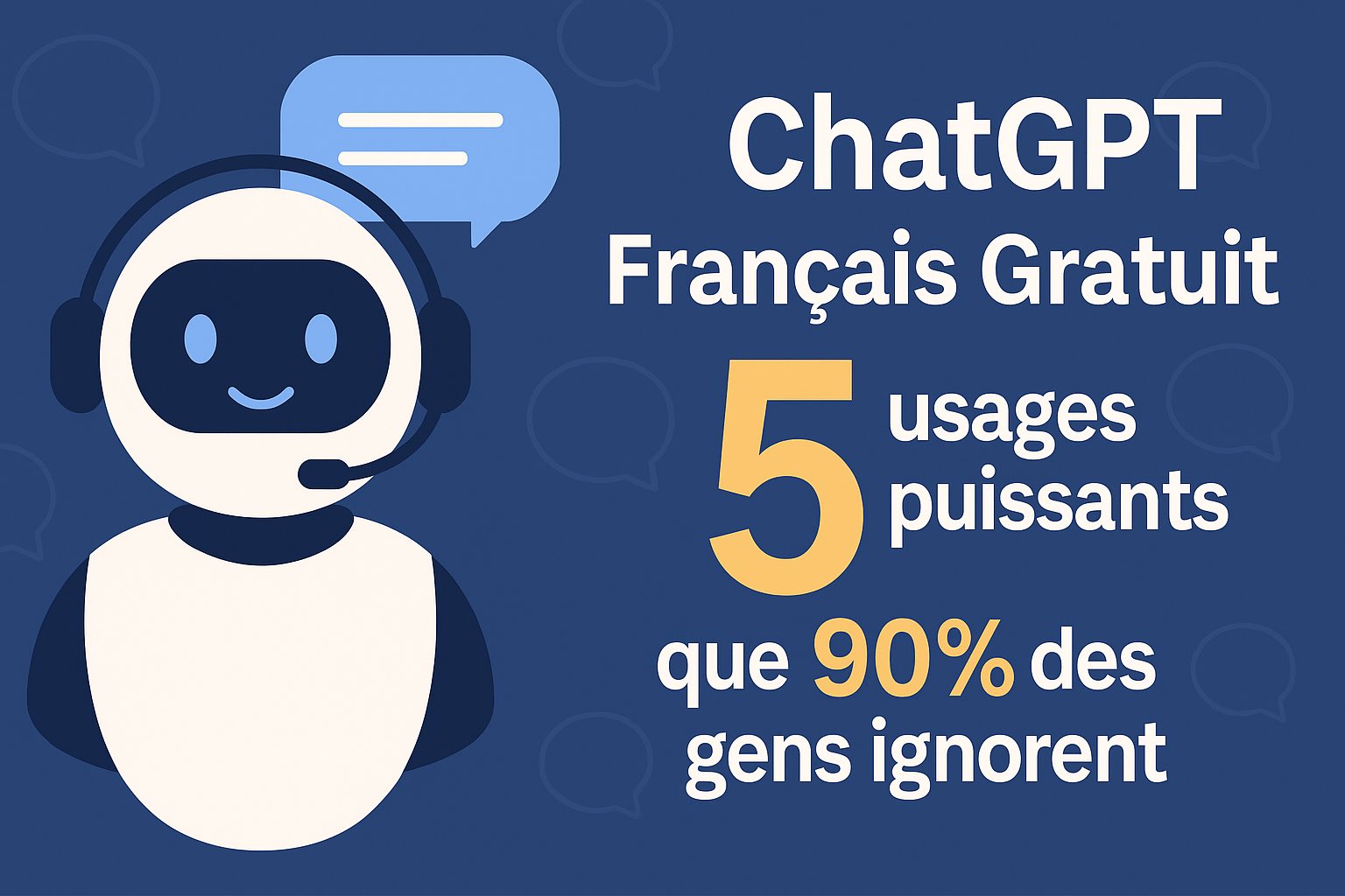 ChatGPT Français Gratuit : 5 Usages Puissants que 90% des Gens Ignorent