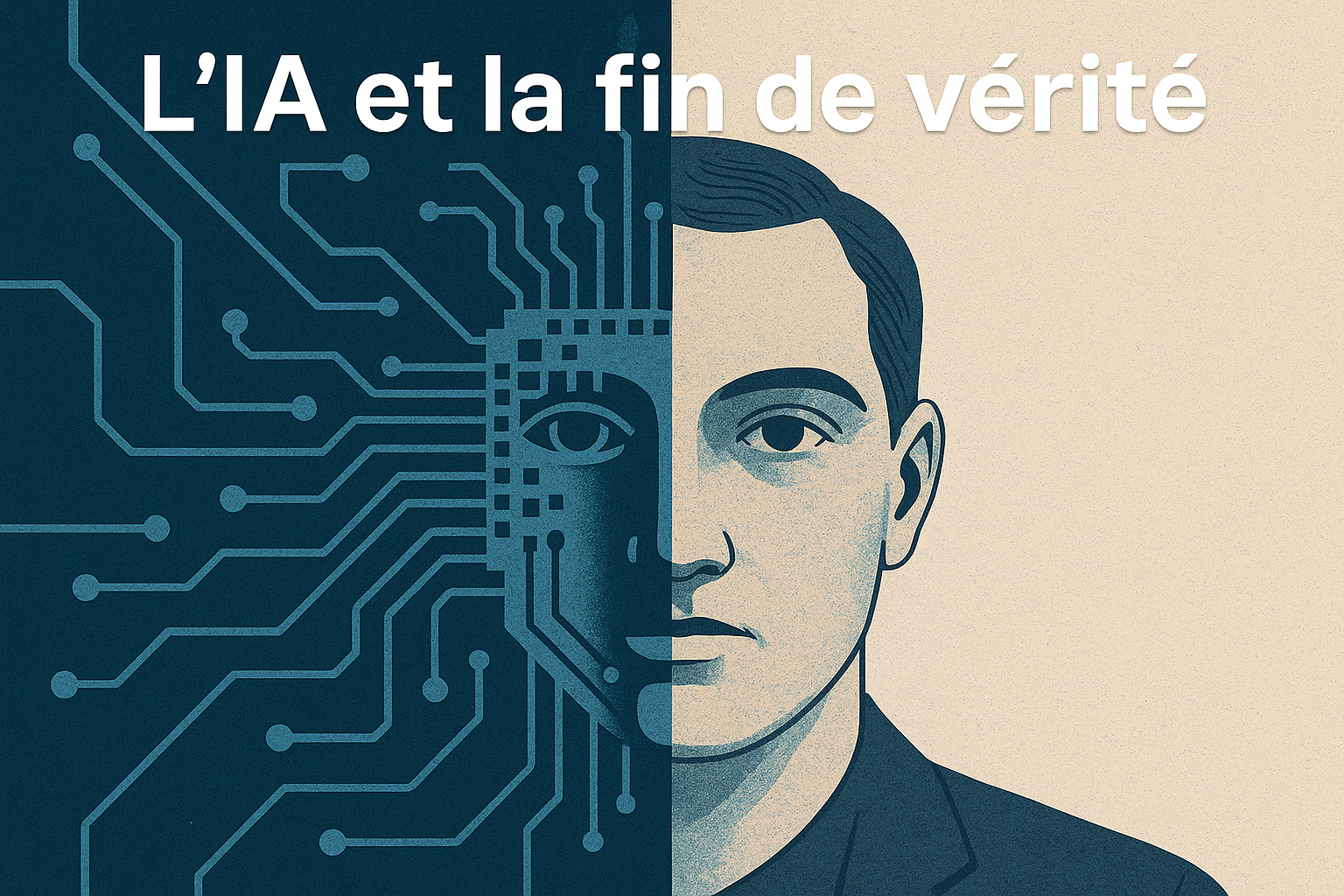 🧠 L’IA et la fin de la vérité : réflexion sur un monde où le réel n’a plus de centre